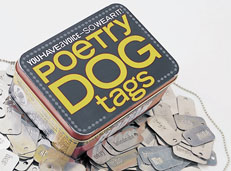 Poetry Dog Tags